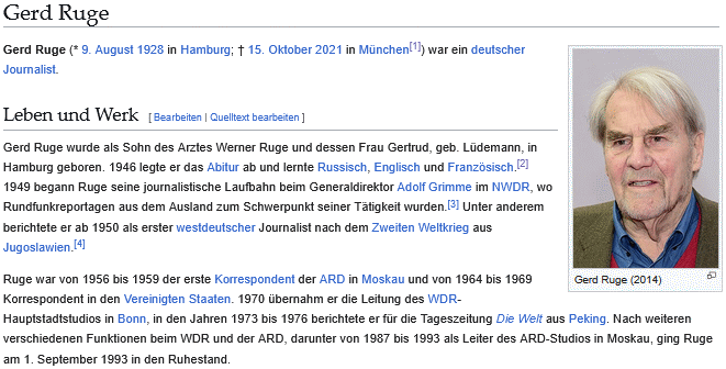 Jeho syn Gerd byl významným německým novinářem (klikněte na náhled)