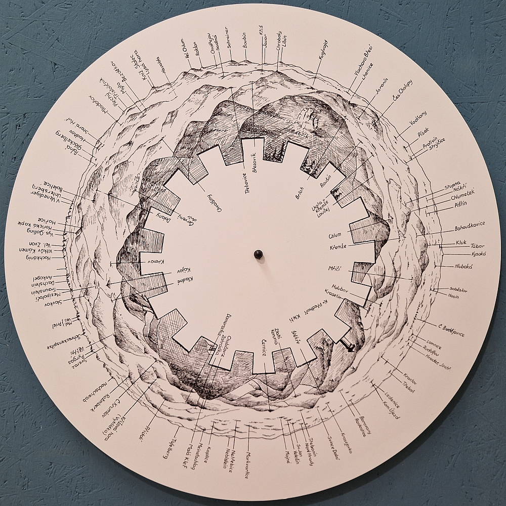 Vystavena tu byla i kruhová varianta panoramatu, jejím autorem byl Jan Karták (1895-1980)