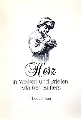 Obálka jeho drobné práce (1997, Dietmar Nix Verlag) o "srdci v díle a v dopisech Adalberta Stiftera", která je věnována Johannu Lachingerovi