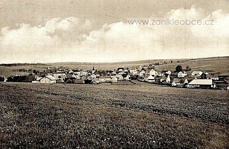 Rodné Prameny na staré pohlednici