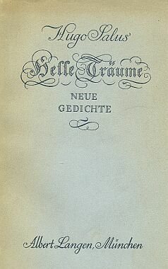 Obálka (1924) knihy vydané v Mnichově nakladatelstvím Albert Langen