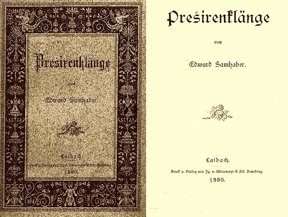 Obálka a titulní list (1980) knihy překladů ze slovinského klasika, vyšlé v Lublani