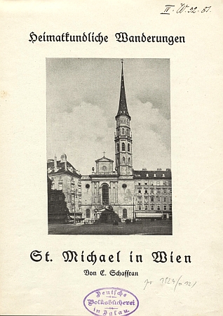 Dvě jeho brožury ze sbírek Jihočeské vědecké knihovny (Österreichischer Bundesverlag, Wien, 1938)