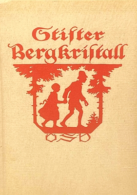 Jeho vazba k jednomu z vydání Stifterova "Horského křišťálu", které i ilustroval (Österreichischer Schulbücherverlag, Wien, 1923)