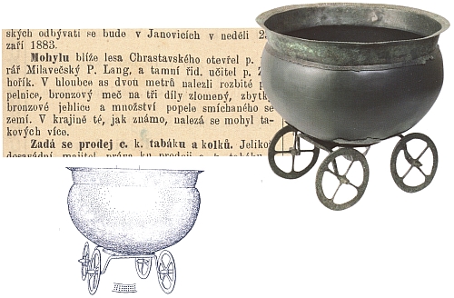 Milavečský vozík z tamních nálezů je záhadou už od svého objevení v roce 1883