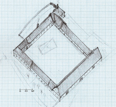 Dvůr Plavnice na rekostrukční skice