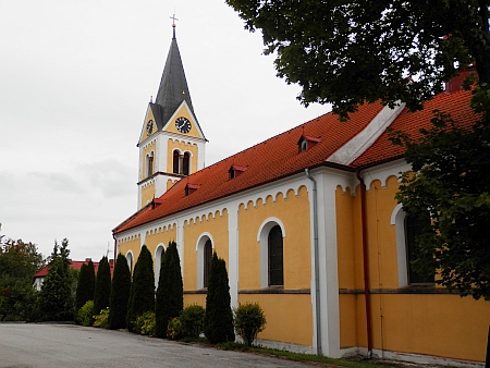 Kostel Neposkvrněného početí Panny Marie v rodné Černé v Pošumaví