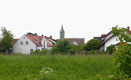 Hallstadt u Bambergu, kde žila po odsunu