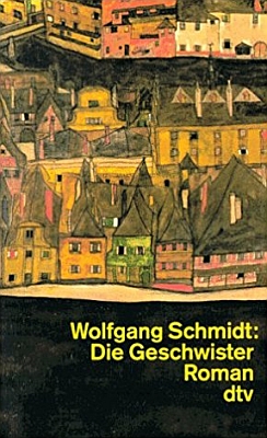 Obálka (1996) paperbackového vydání jeho románu "Die Geschwister" v proslulé edici "dtv" v Mnichově s použitím malby Egona Schieleho