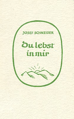 Obálka knihy (1970) vydané v Mnichově nakladatelstvím Aufstieg