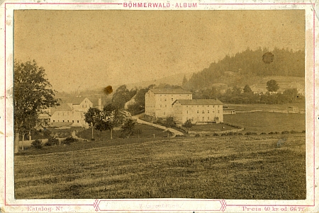 Klingenbrunn na pohlednici Johanna Kopeckého