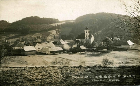 Rychnůvek, pohlednice, foto Josef Wolf (viz i Eduard Prieschl)