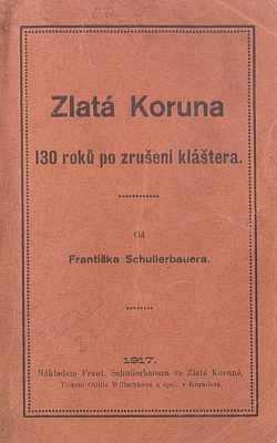 Obálky německého a českého vydání jeho knihy (1917)