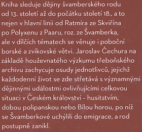 Obálka monografie o rodu (Karolinum, Praha, 2023)