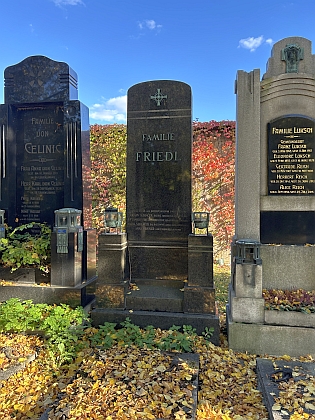 Hrob na vídeňském Ústředním hřbitově