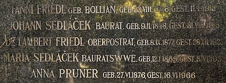 Hrob na vídeňském Ústředním hřbitově