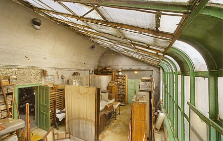 Pohled do Seidelova ateliéru před rekonstrukcí
