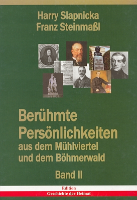 Obálky (2001 a 2004) dvou jeho knih věnovaných význačným osobnostem Mühlviertelu a Šumavy a vydaných rovněž nakldatelstvím Franze Steinmaßla v Grünbachu