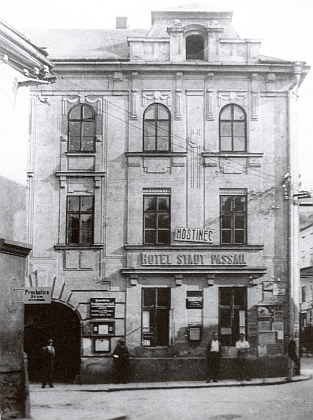 ... a pohlednice vimperského hotelu "Stadt Passau"