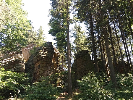 Žebříková skála - Leiterstein...