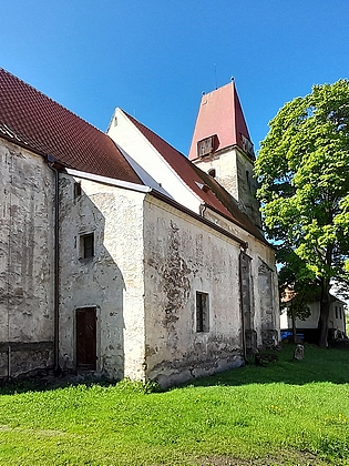 ... a kostel sv. Ondřeje v Rychnově na Malší