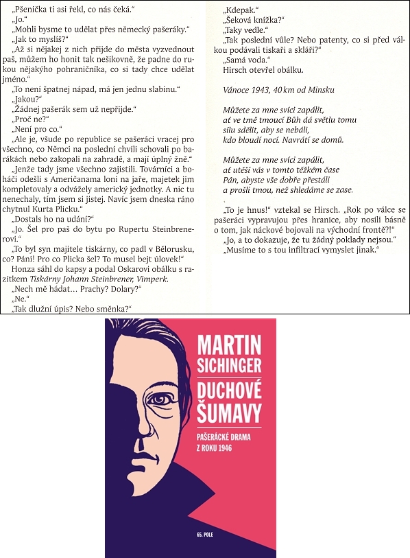 V románě Duchové Šumavy (2012) použil Martin Sichinger Steinbrenerovu báseň jako dějový motiv