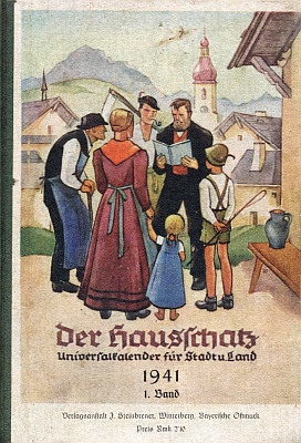 Obálka Steinbrenerova kalendáře z roku 1941