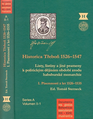 Obálky (2010 a 2015) publikací pražského Historického ústavu, jejichž je editorem