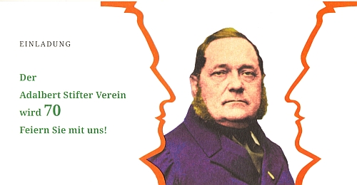 Pozvánka k oslavě 70.výročí Adalbert Stifter Verein 5. května 2017 v mnichovské budově
bavorského zemského sněmu