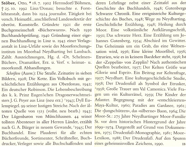 Má obsáhlé heslo v Deutsches Literatur Lexikon (2000)