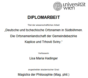 Heslo o Trutmani v diplomové práci Lisy Marie Hadingerové na vídeňské univerzitě z roku 2012