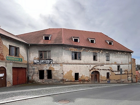 Rodný dům čp. 34 v dnešní Plzeňské ulici ve Stříbře...