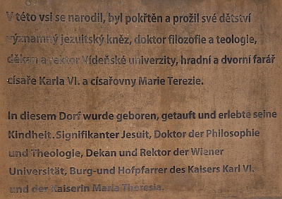 Pomník Bartholomäuse Trillsama u rychnovského kostela sv. Jiljí