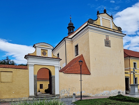 Farní sv. Alžběty Portugalské v Protivíně, kde byl pokřtěn