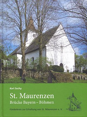 Obálka (2009) jeho knihy o záchraně kostela v Mouřenci - v jedné verzi s portrétem posledního zdejšího faráře, jímž byl páter Andraschko (Förderkreis zur Erhaltung von St. Maurenzen, Mnichov)