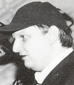 Jeho syn Rainer, který sprejovou technikou vytvořil tento portrét Konrada Adenauera