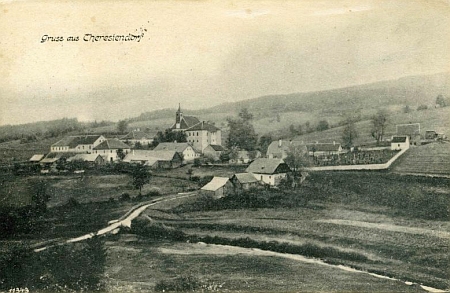 Pohorská Ves na pohlednici z přelomu 19. a 20. století