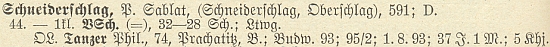 Tady je uveden už jako ředitel školy v Krejčovicích s expoziturou v Milešicích k roku 1928