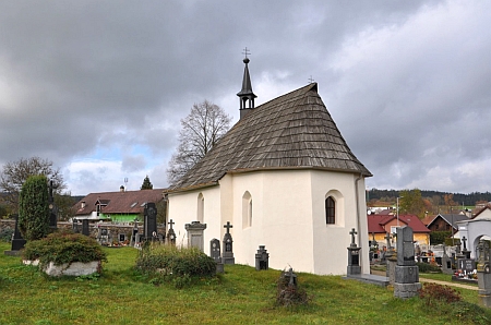 Kaple Nanebevzetí Panny Marie na hostouňském hřbitově (viz i Jakob Lenz)