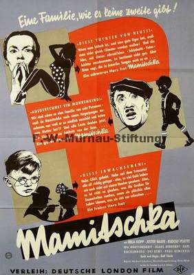 Dva plakáty k filmu Mamitschka