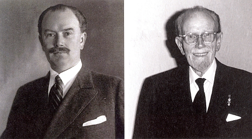 Franz Anton Thun ve třicátých letech 20. století a s řádem Zlatého rouna, který mu byl propůjčen roku 1962