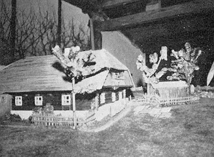 Model usedlosti zvané "Trömei-Haus"