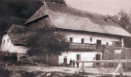 Mlýn Weihermühle ve své někdejší podobě