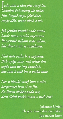 V knize Jitky Maršálkové z roku 2018 byla tato báseň otištěna bez poznámky, že jde o český překlad (natožpak že je zkopírován z webových stránek Kohoutího kříže)