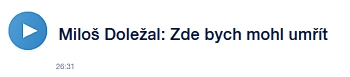 Dokumentární povídka Miloše Doležala o posledních dnech života Johannese Urzidila (klikněte na náhled)