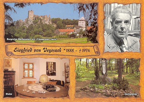 Siegfried von Vegesacks Doppelheimat auf dem Blumbergshof, heute lettisch Lohbergi, und in Weißenstein/Niederbayern