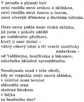 Dva překlady jeho básní s tématikou Prahy a Čech