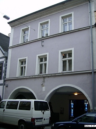 Dům v Kněžské ulici čp. 15, odkud byl vypraven pohřeb