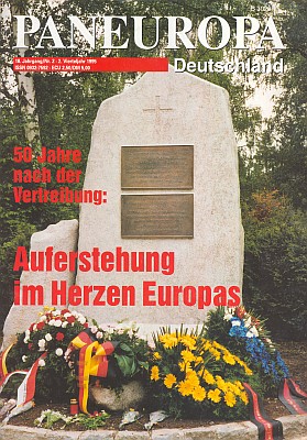 ... a týž památník na obálce časopisu Panevropské unie z roku 1995