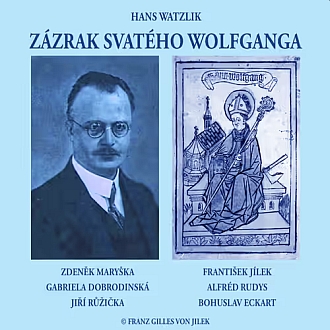 Obálky dvou audioknih, na které autory Kohoutího kříže upozornil přímo jejich vydavatel - Franz Gilles von Jilek (František Jílek)